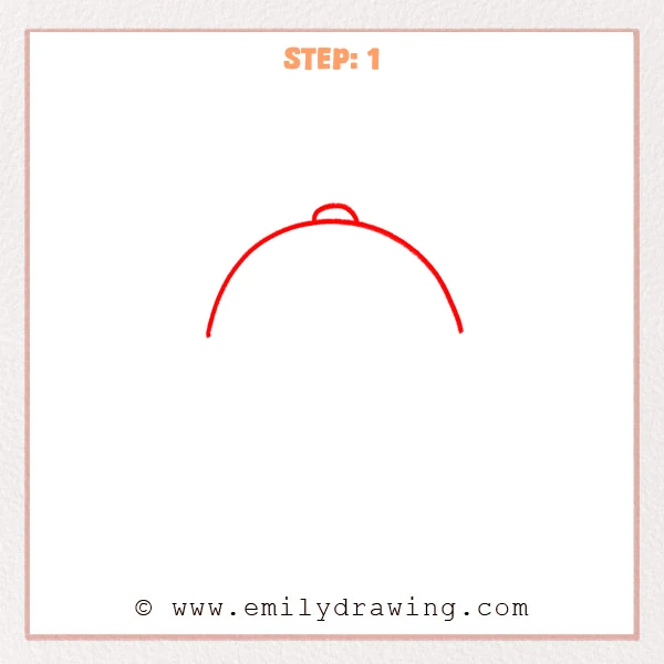 how to draw a knights helmet - Step 1